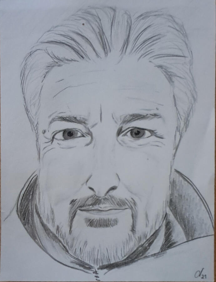 Portret potlood op papier *Portrait pencil on paper*